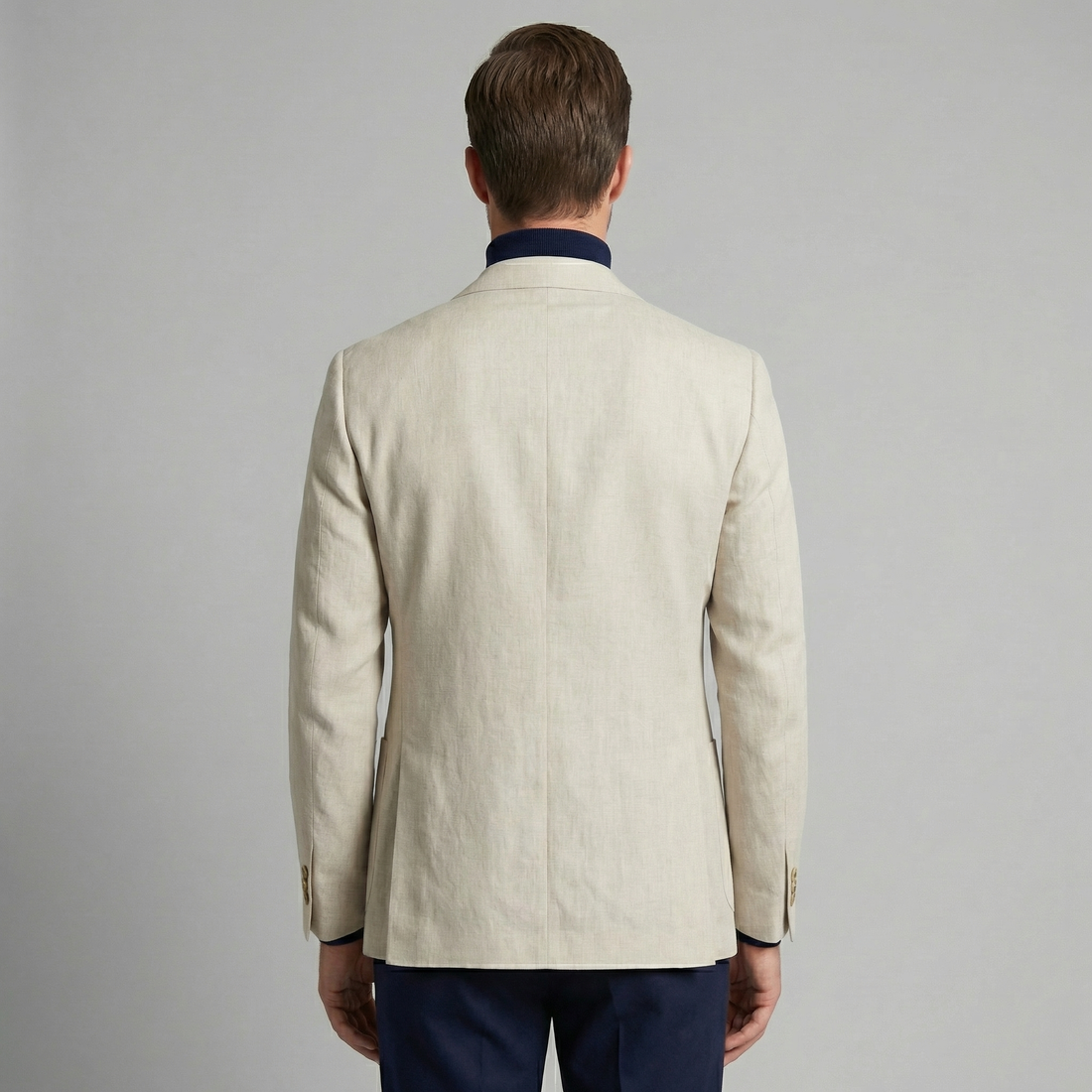 Men's Casual Linen Blazer Jacket