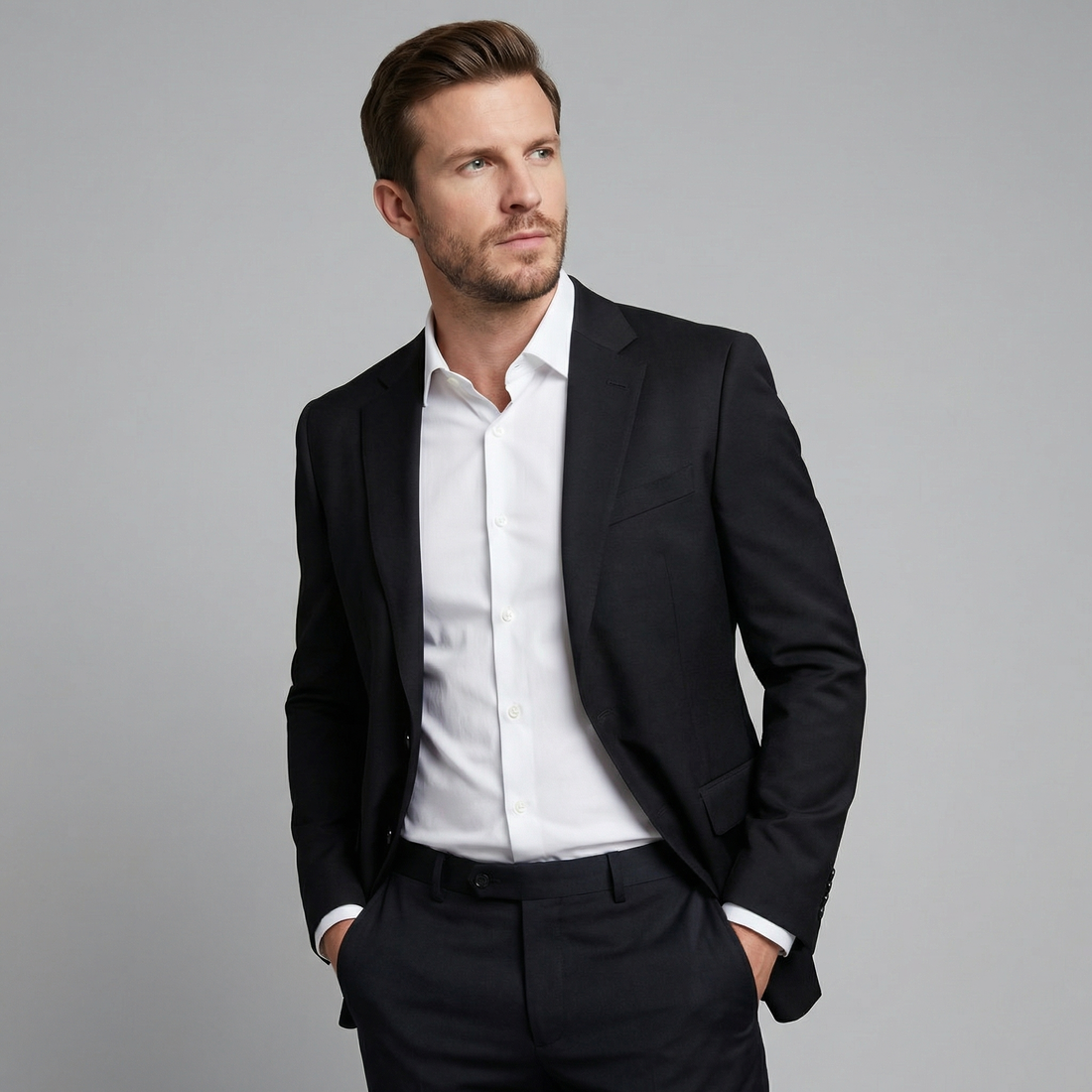 Men's Casual Linen Blazer Jacket