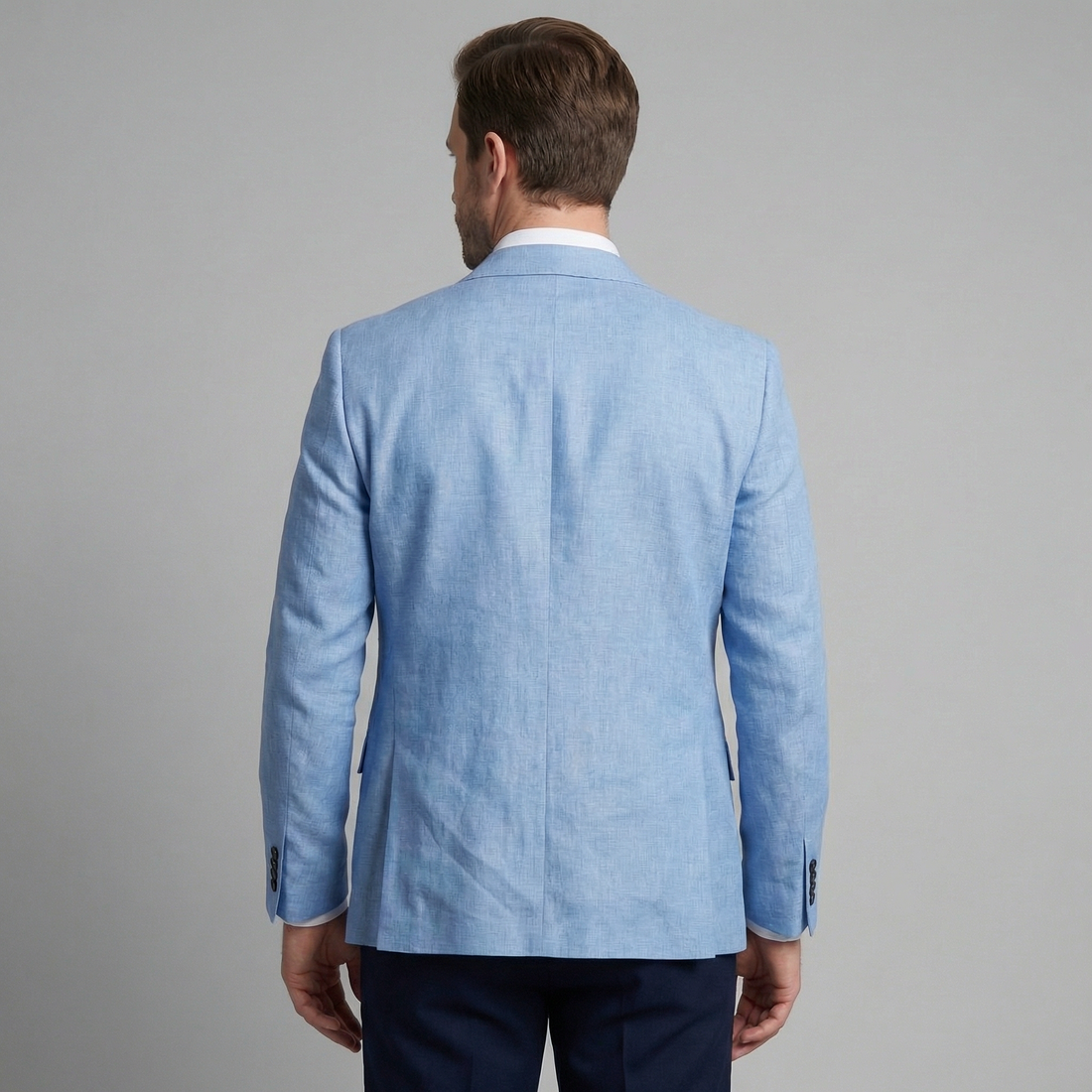 Men's Casual Linen Blazer Jacket