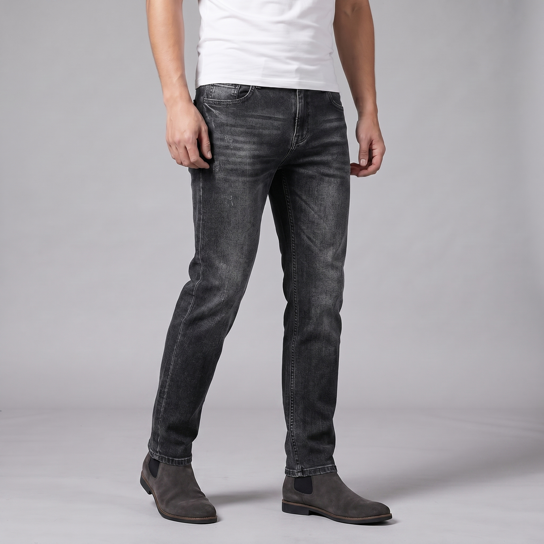 Men's Casual Straight Jeans