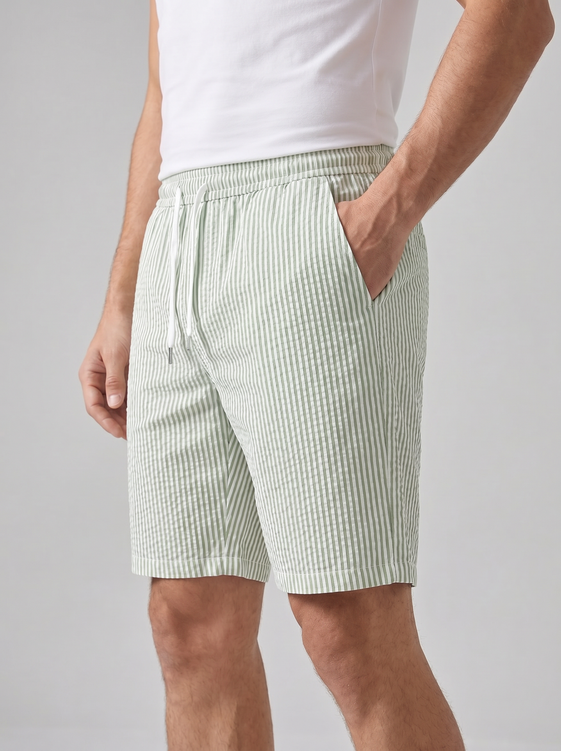 Men's Casual Striped Summer Shorts