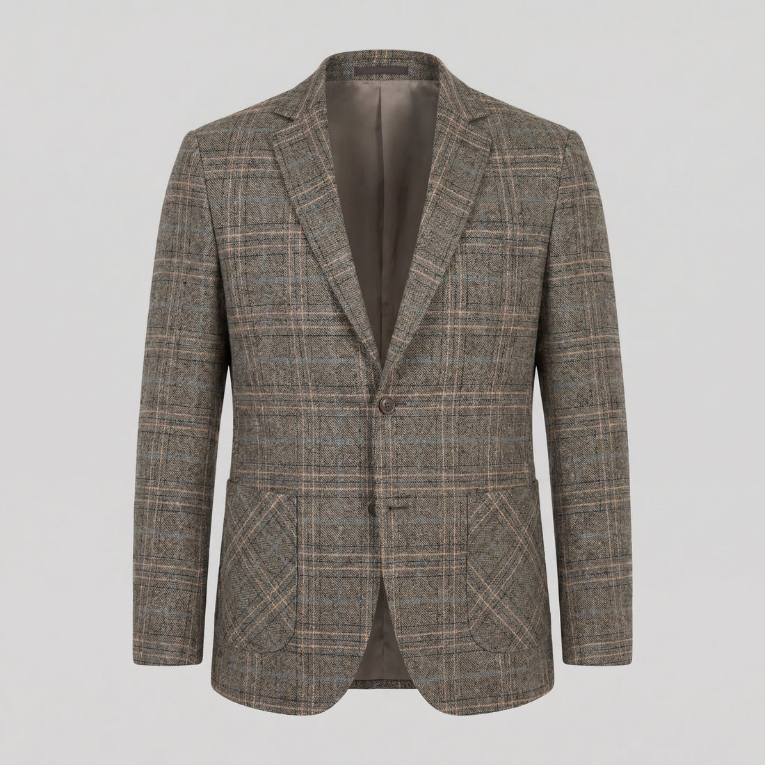 Men's Checked Blazer Jacket