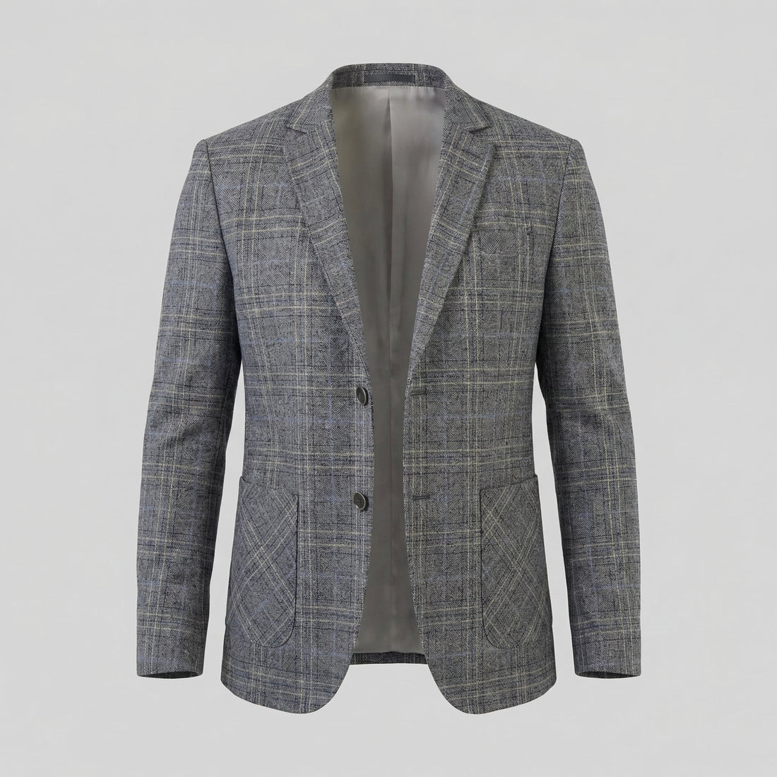Men's Checked Blazer Jacket