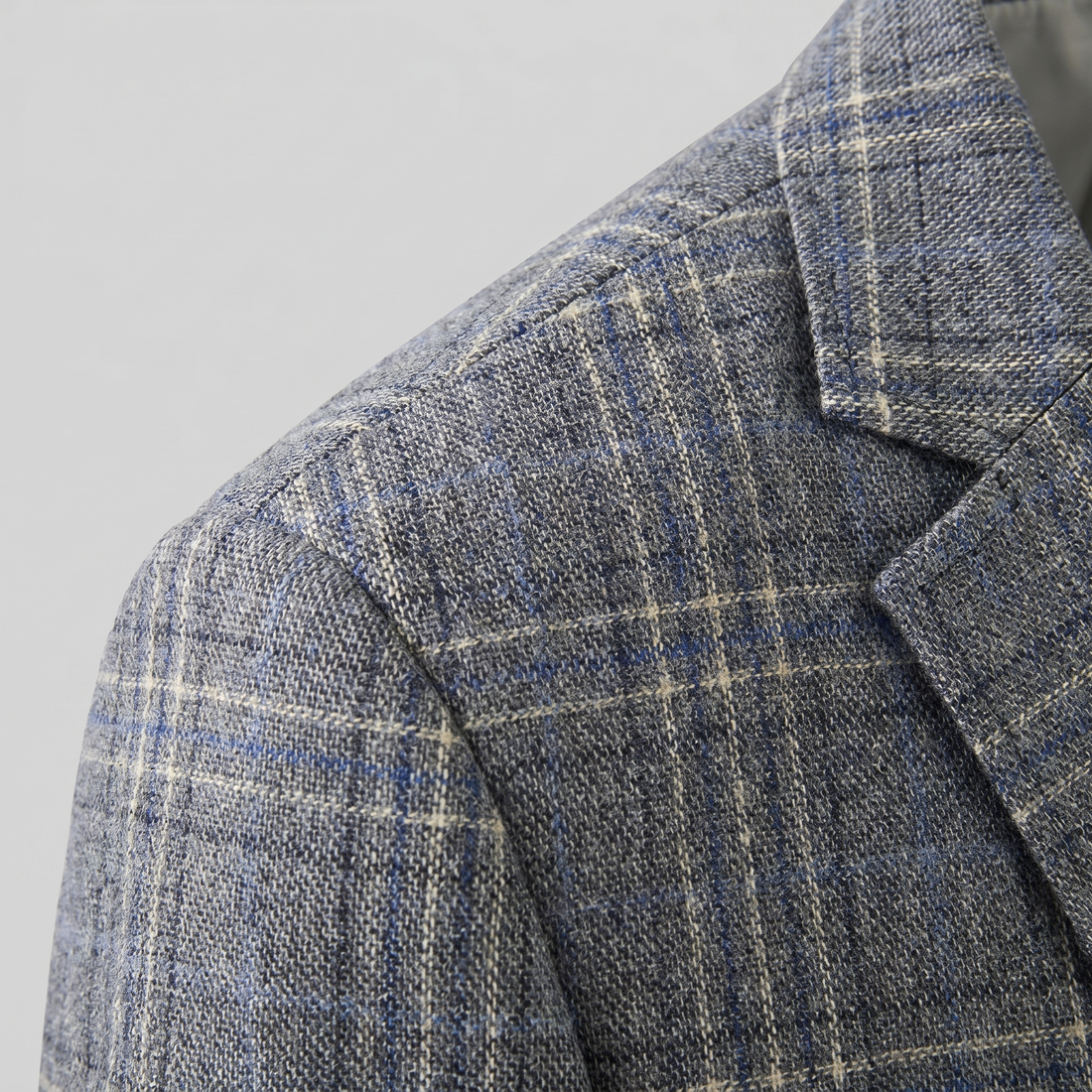 Men's Checked Blazer Jacket