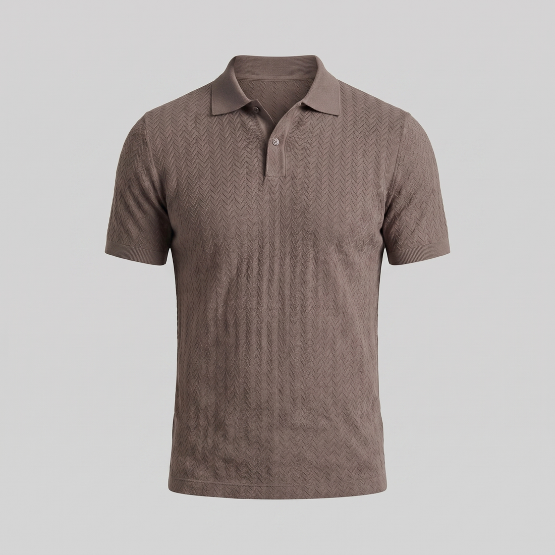 Men's Chevron Knit Polo