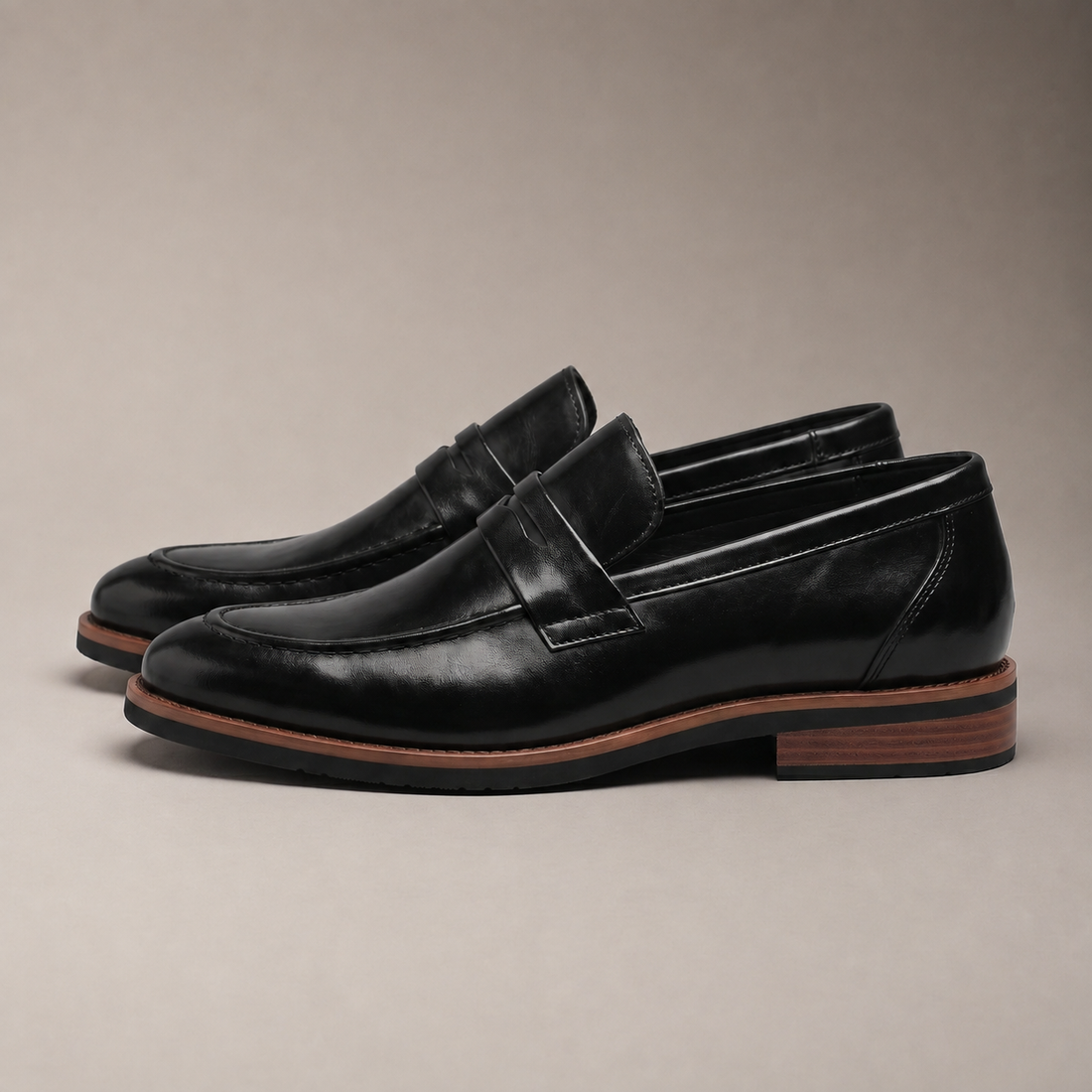 Men's Classic Leather Penny Loafers