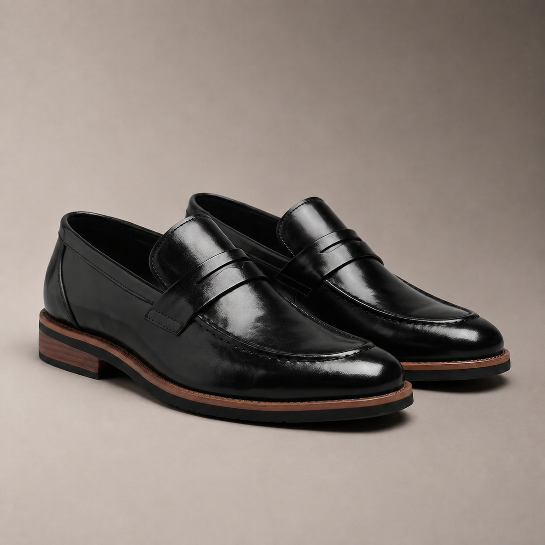 Men's Classic Leather Penny Loafers