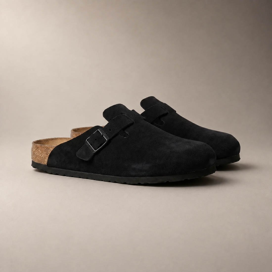 Men's Suede Clogs - Stylish Comfort Loafers