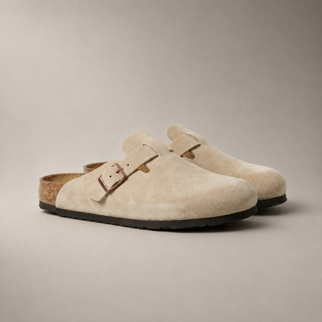 Men's Suede Clogs - Stylish Comfort Loafers