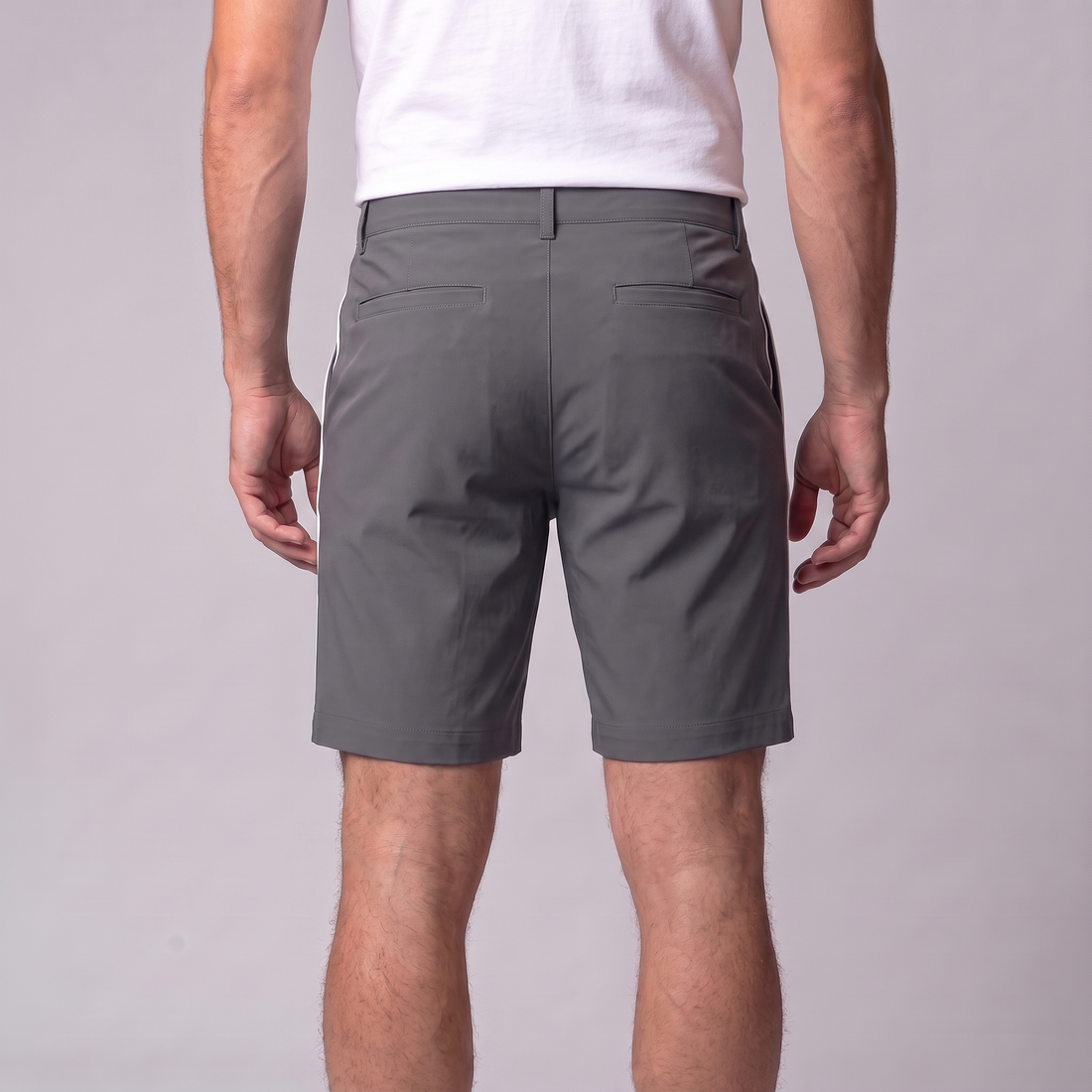Men's Contrast Piping Chino Shorts