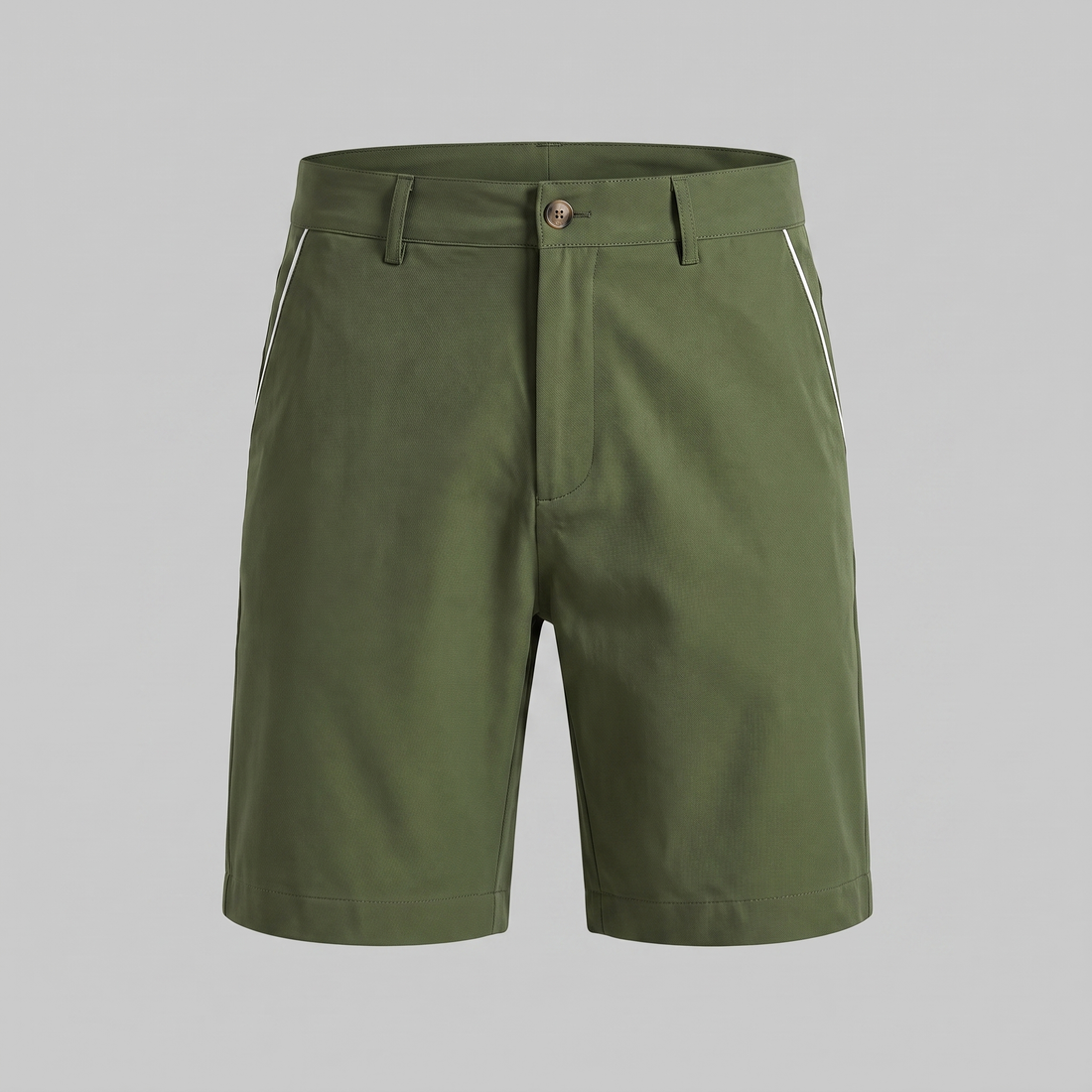 Men's Contrast Piping Chino Shorts