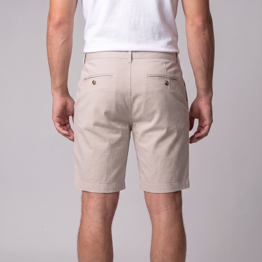 Men's Contrast Piping Chino Shorts