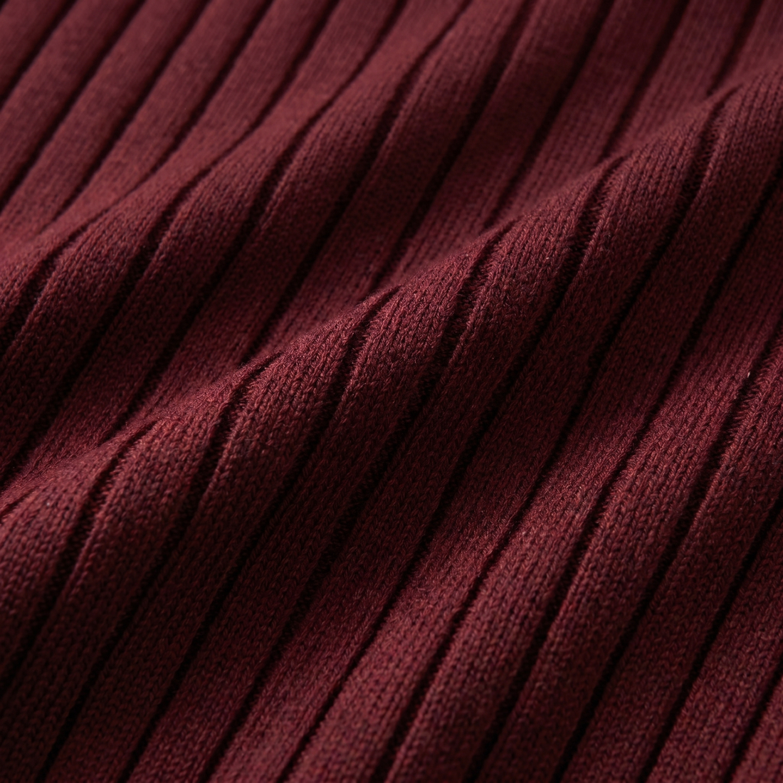 Men's Contrast Trim Ribbed Knit Polo