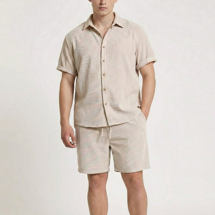 Men's Corduroy 2-Piece Outfit Set