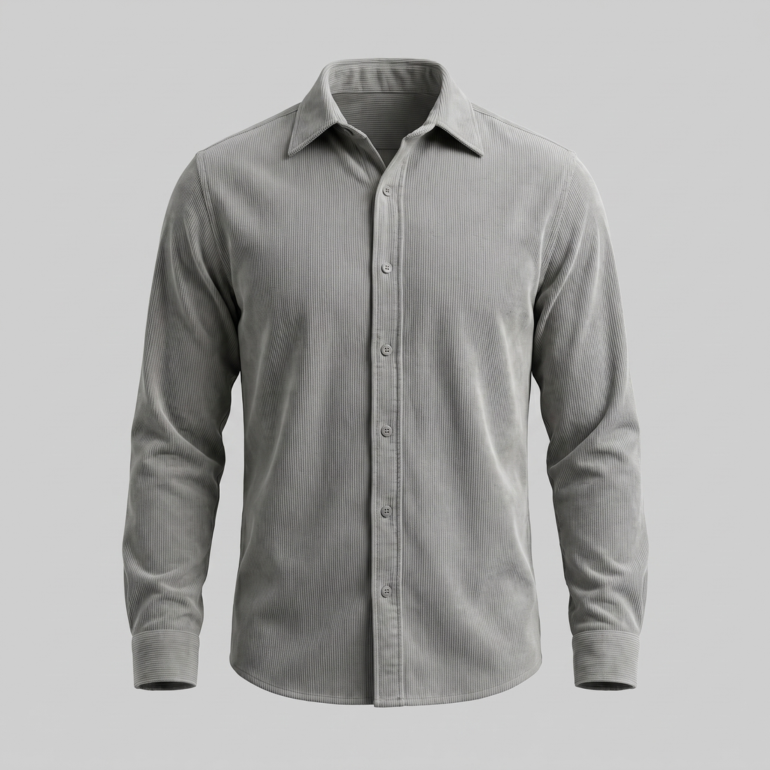 Men's Corduroy Long Sleeve Casual Shirt