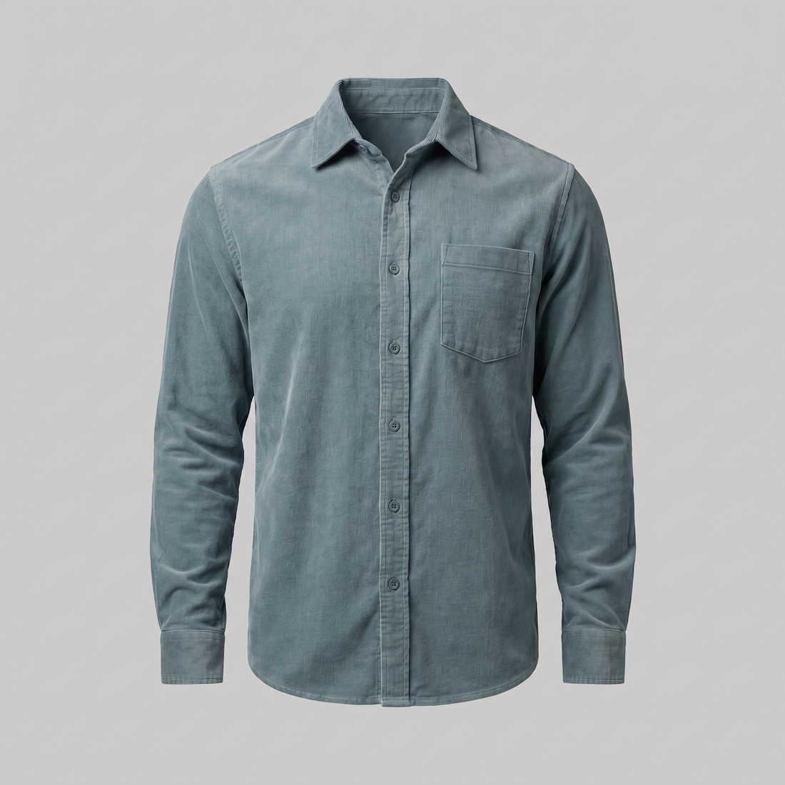 Men's Corduroy Long Sleeve Casual Shirt