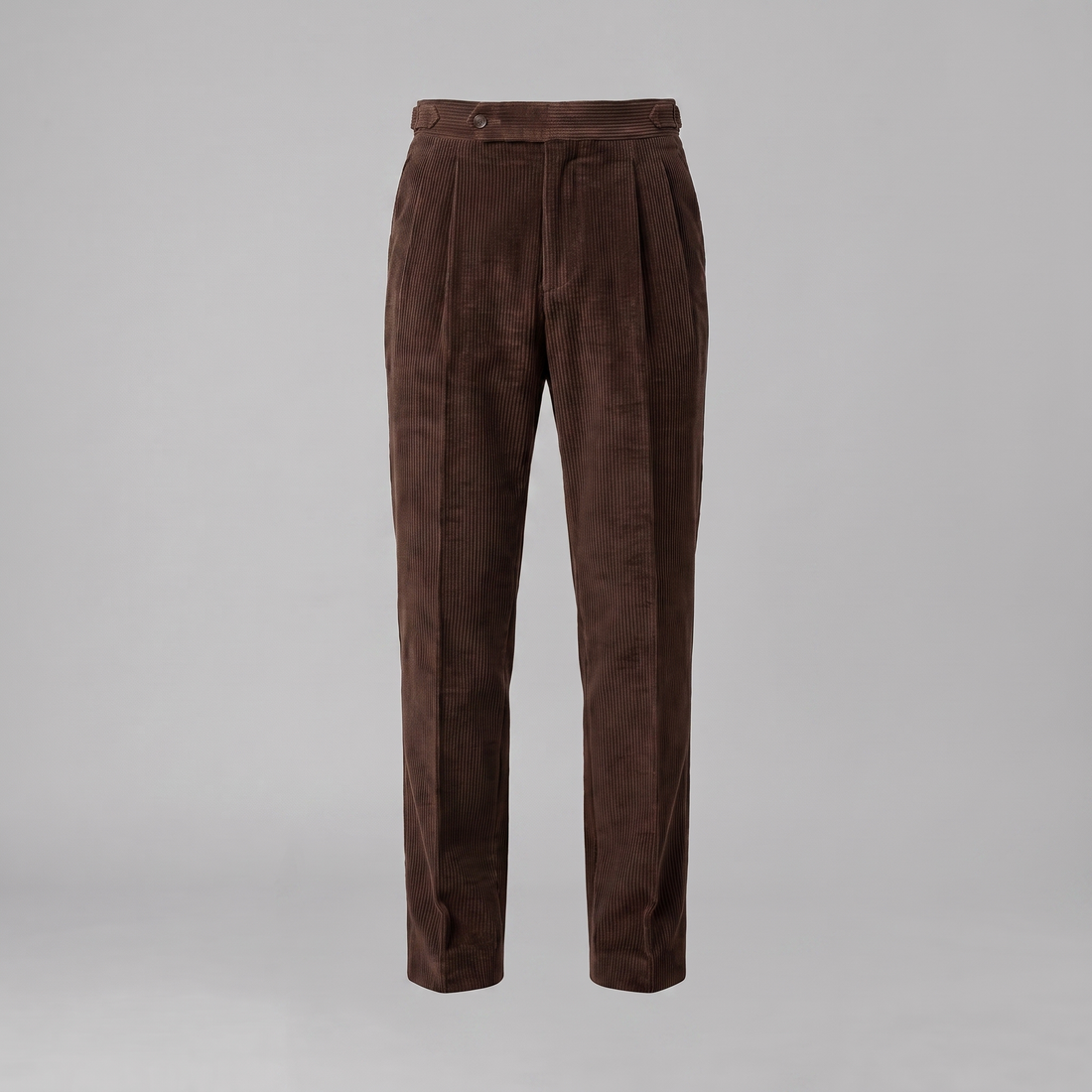 Men's Corduroy Pleated Trousers