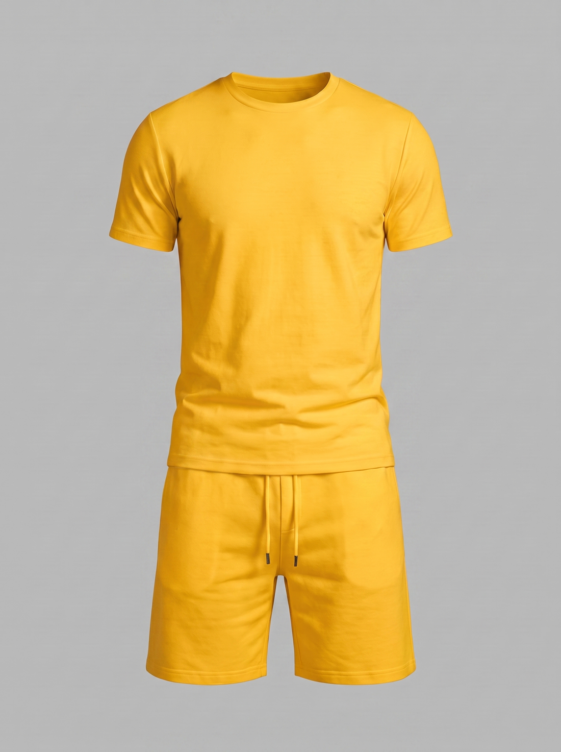 Men's Cotton Blend T-Shirt and Shorts Co-Ord Set