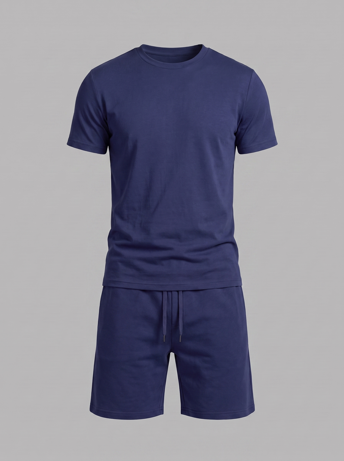 Men's Cotton Blend T-Shirt and Shorts Co-Ord Set