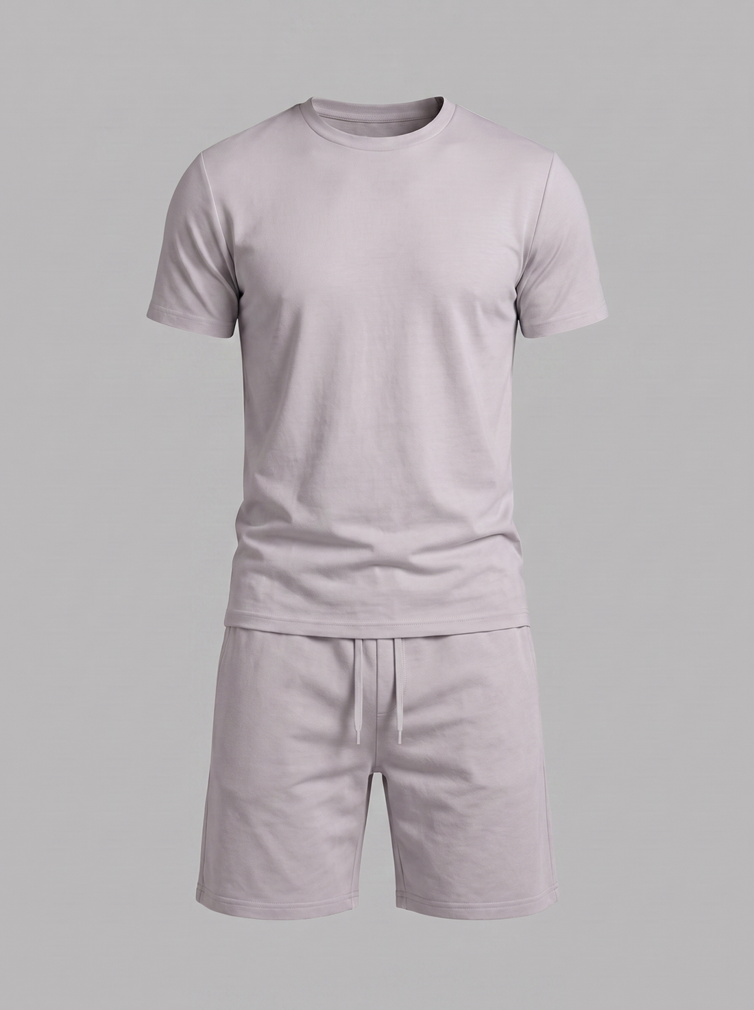 Men's Cotton Blend T-Shirt and Shorts Co-Ord Set