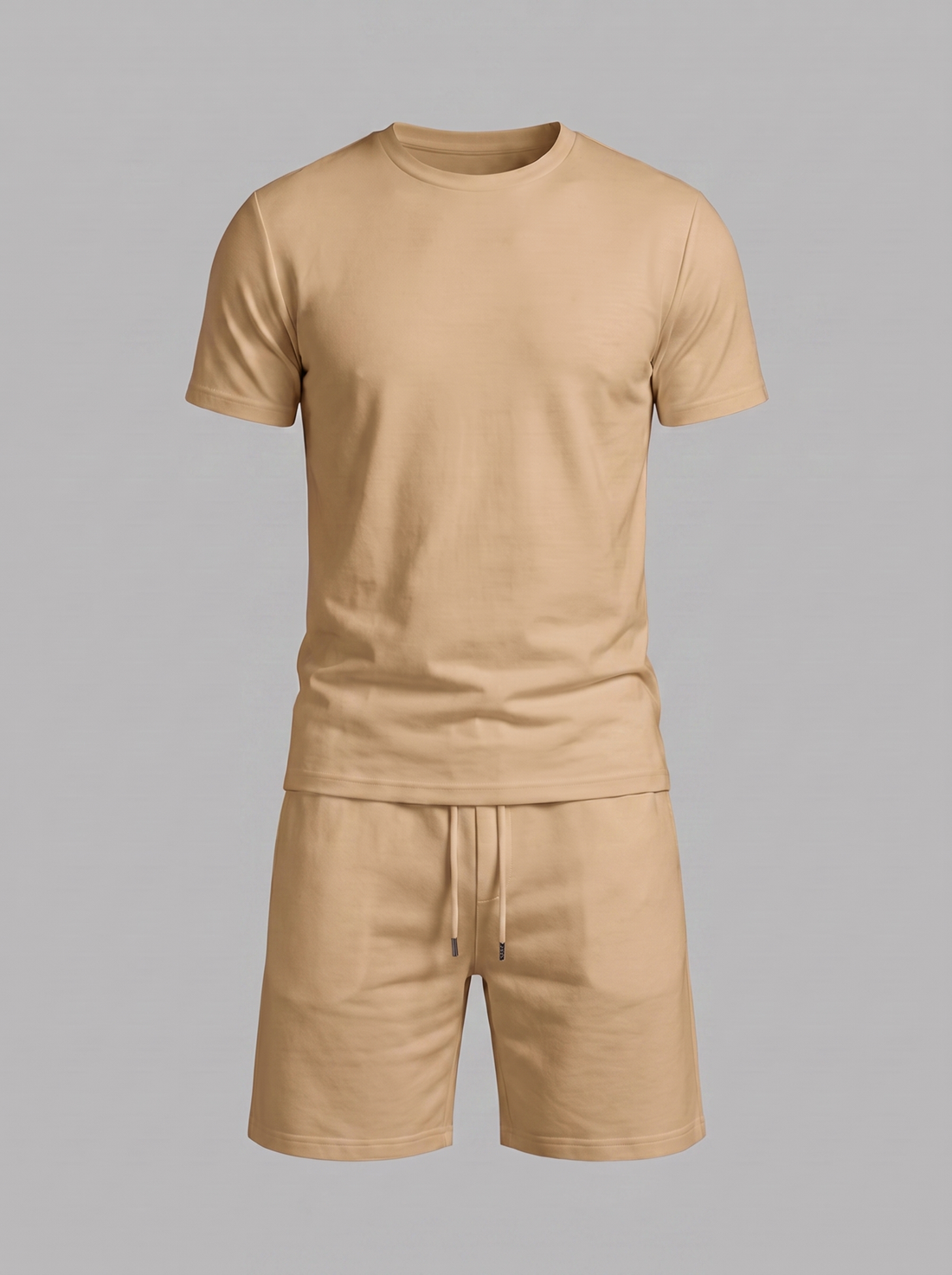 Men's Cotton Blend T-Shirt and Shorts Co-Ord Set