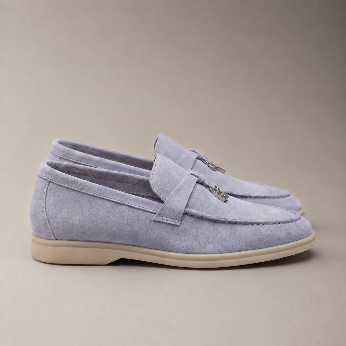 Men's Cowhide Suede Tassel Loafers