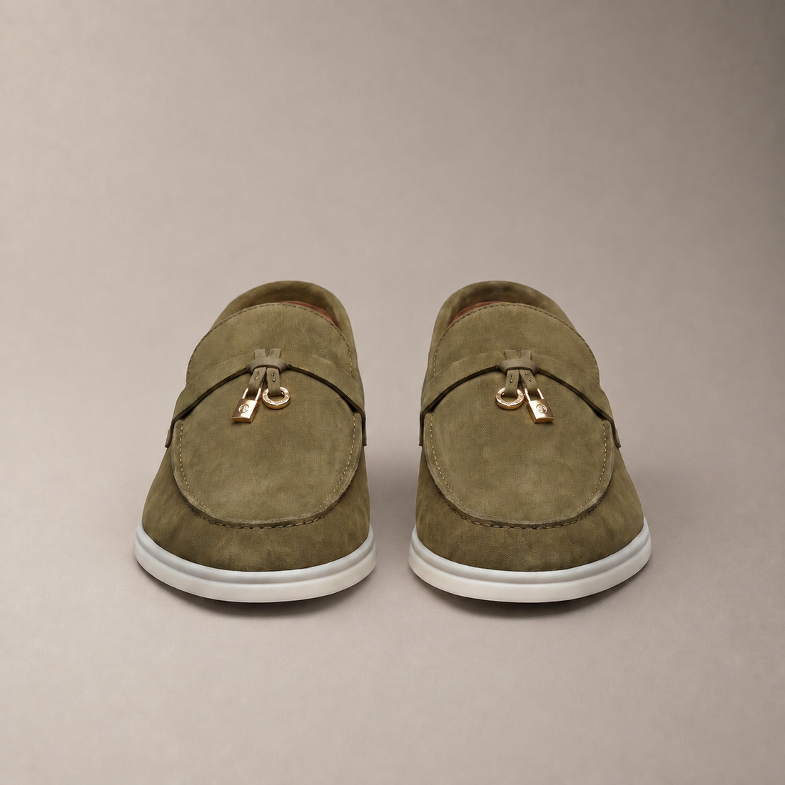 Men's Cowhide Suede Tassel Loafers