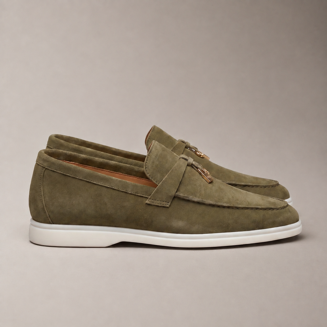 Men's Cowhide Suede Tassel Loafers