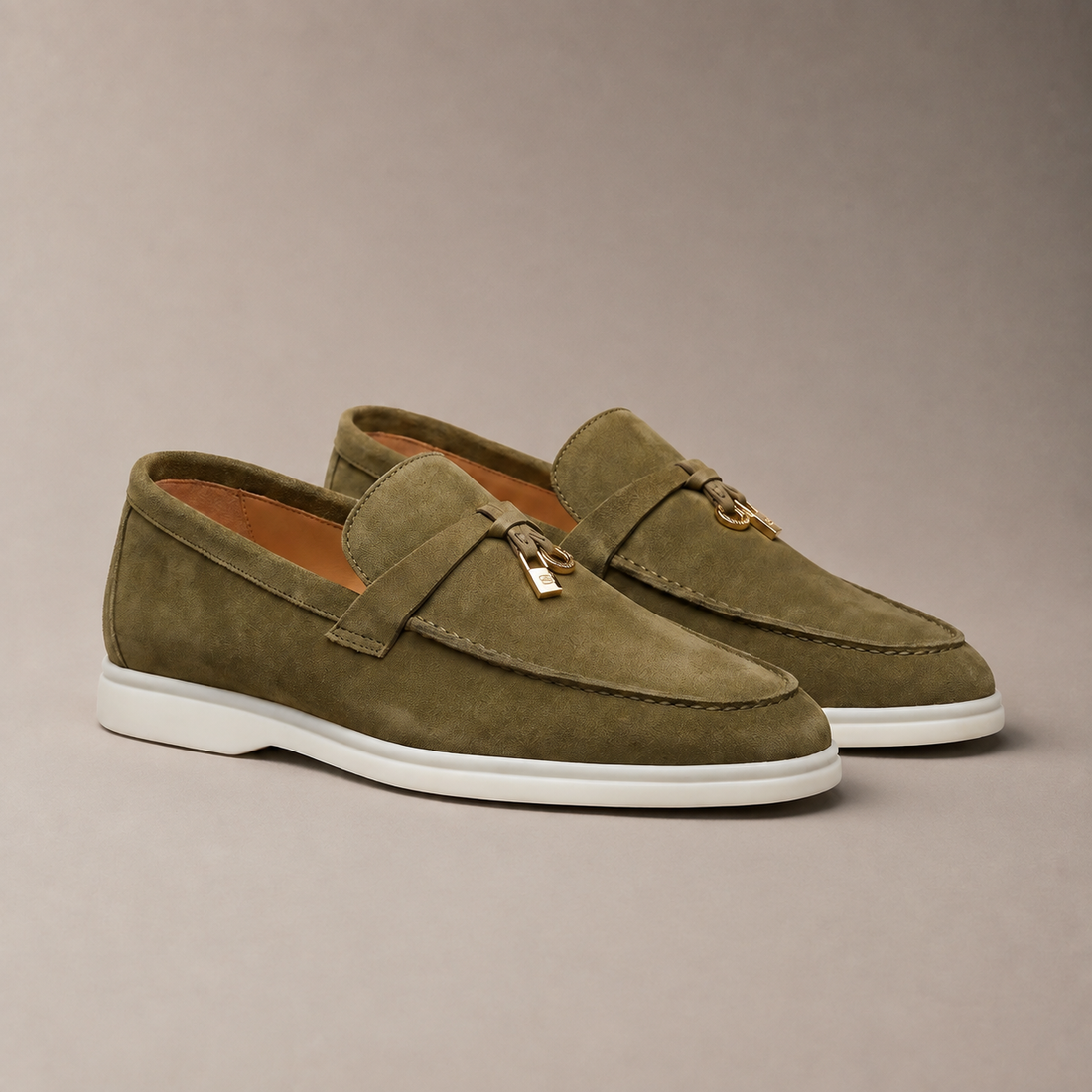 Men's Cowhide Suede Tassel Loafers