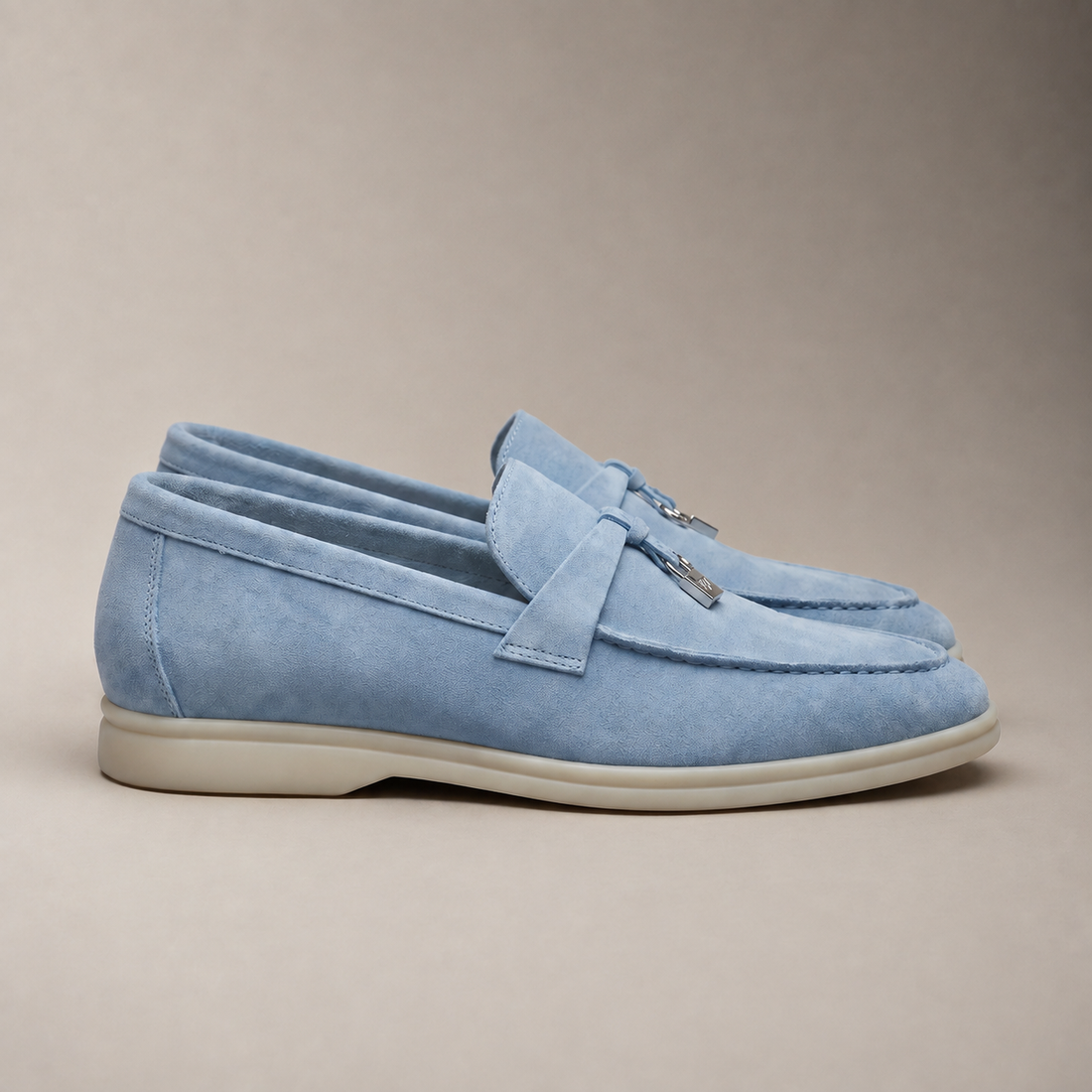 Men's Cowhide Suede Tassel Loafers