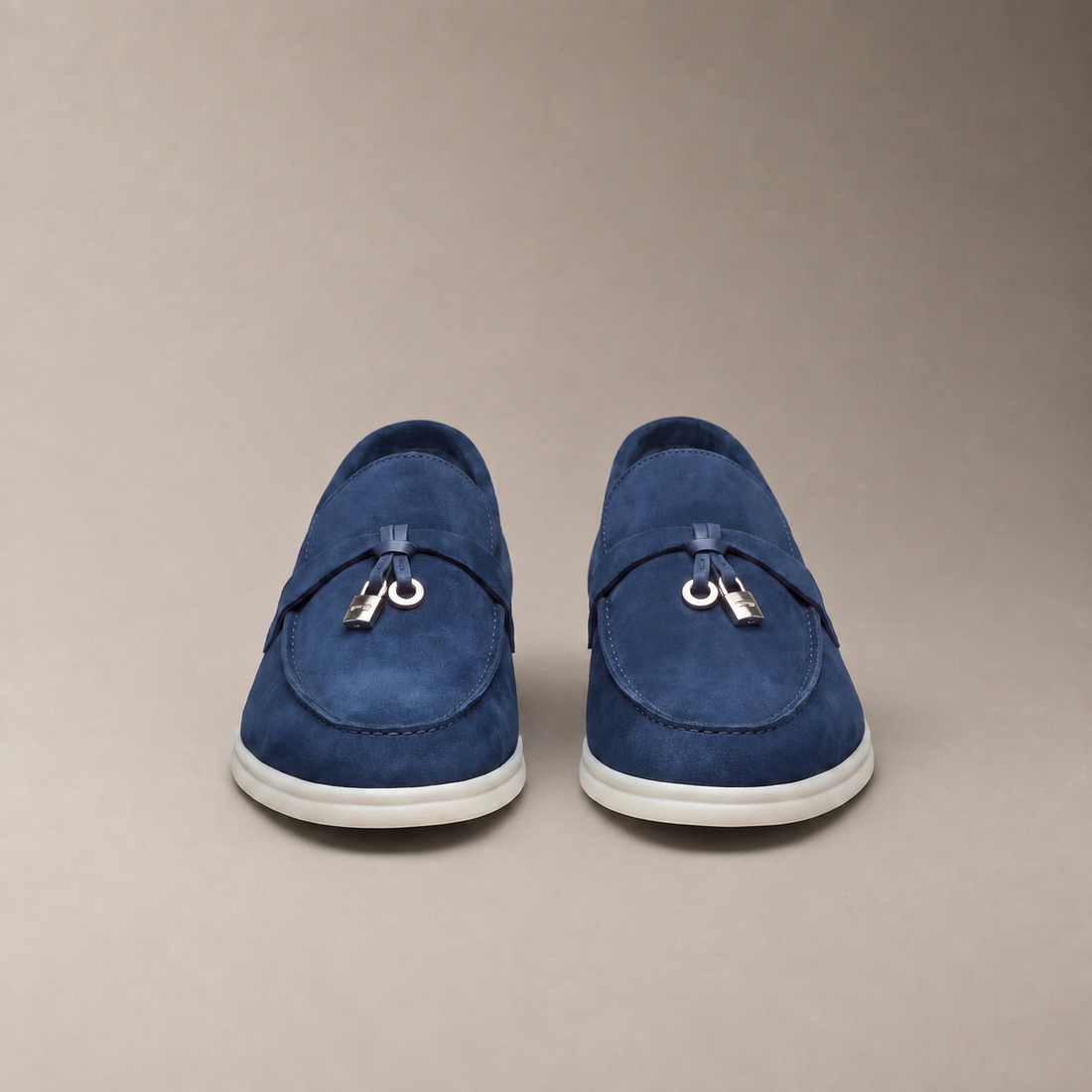 Men's Cowhide Suede Tassel Loafers