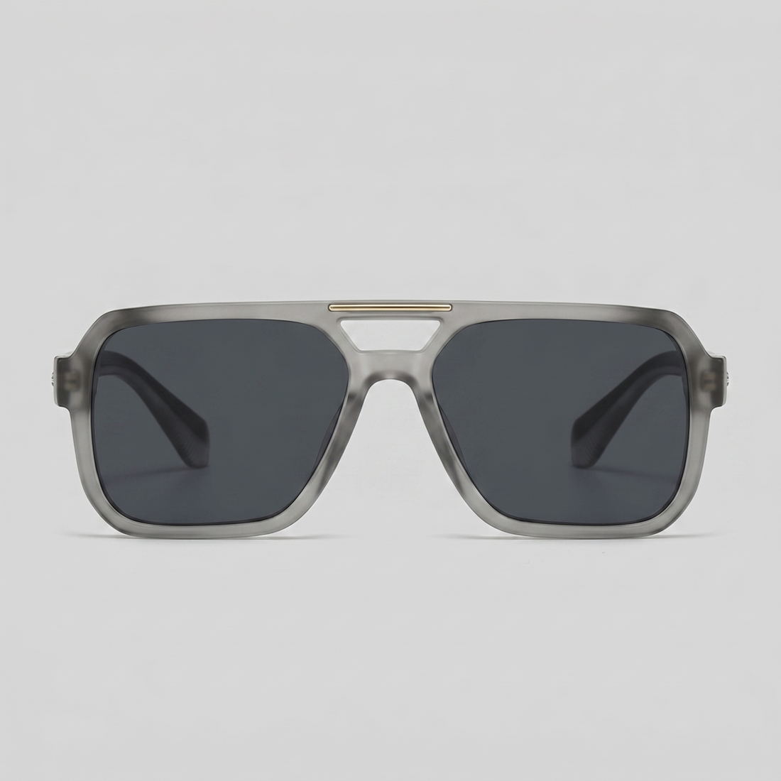 Men's Double-Bridge Aviator Sunglasses