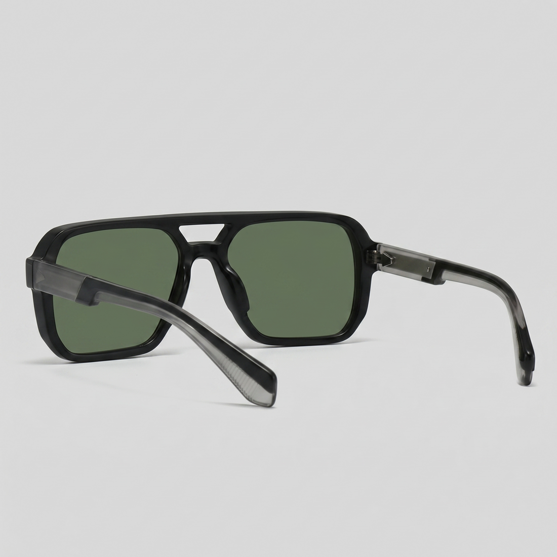 Men's Double-Bridge Aviator Sunglasses