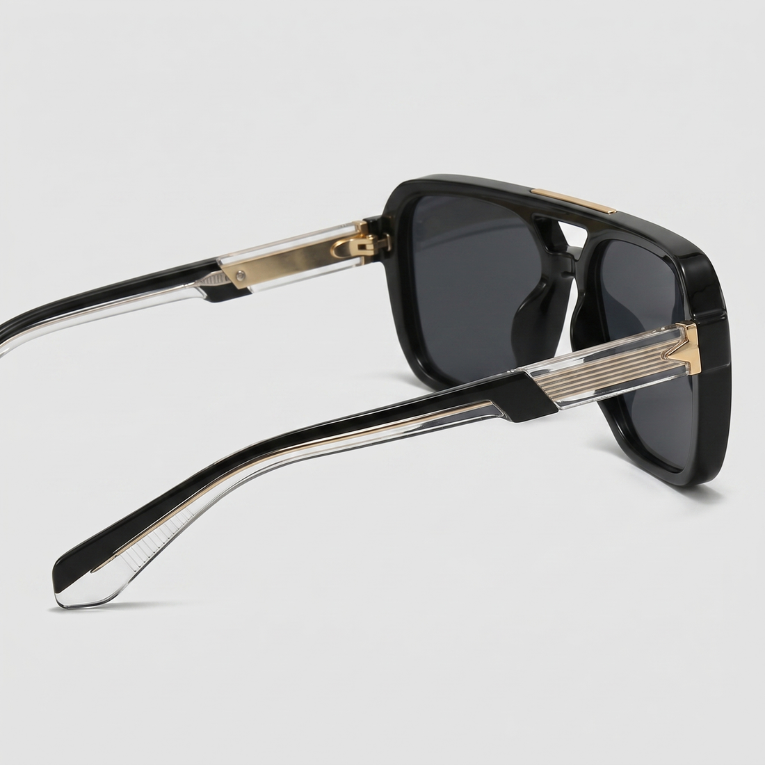 Men's Double-Bridge Aviator Sunglasses