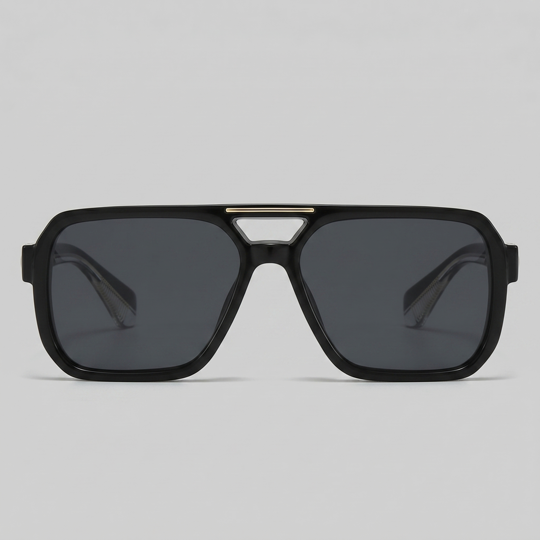 Men's Double-Bridge Aviator Sunglasses