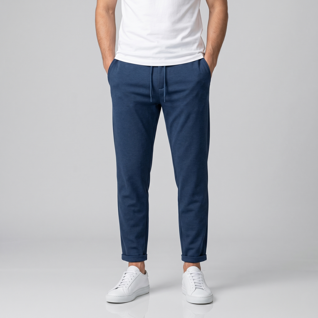 Men's Drawstring Tailored Trousers