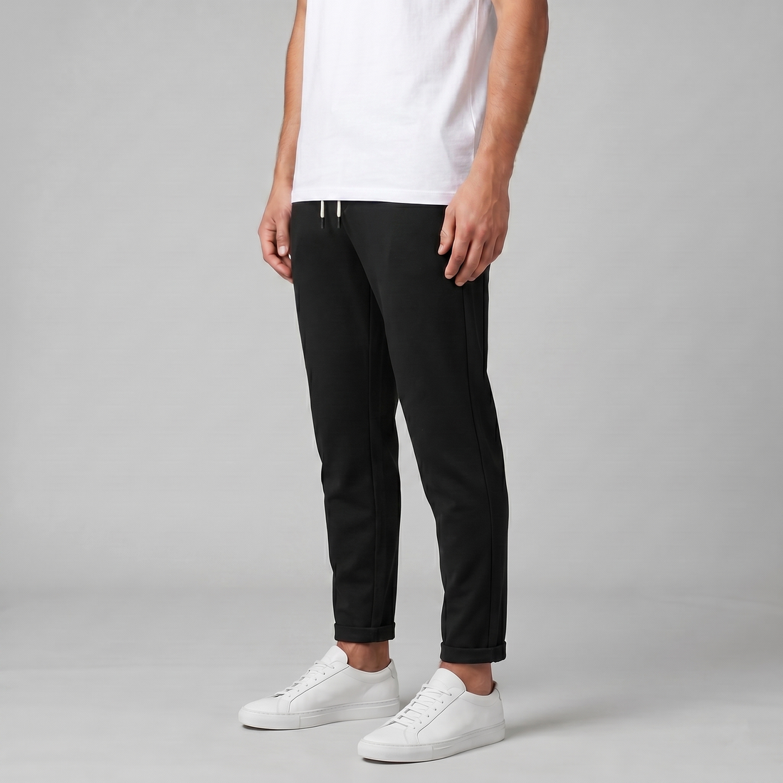 Men's Drawstring Tailored Trousers