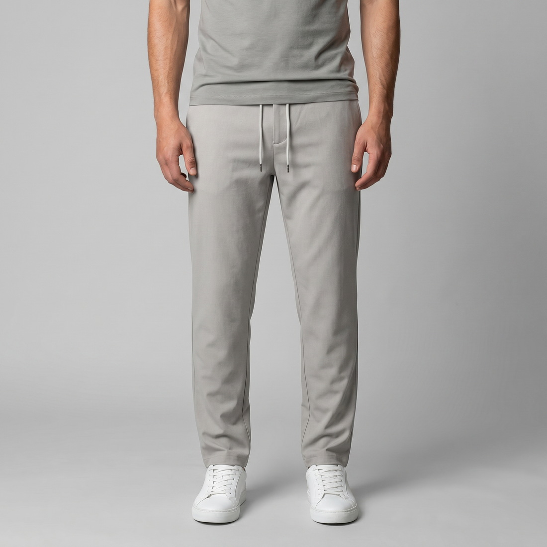Men's Drawstring Tailored Trousers