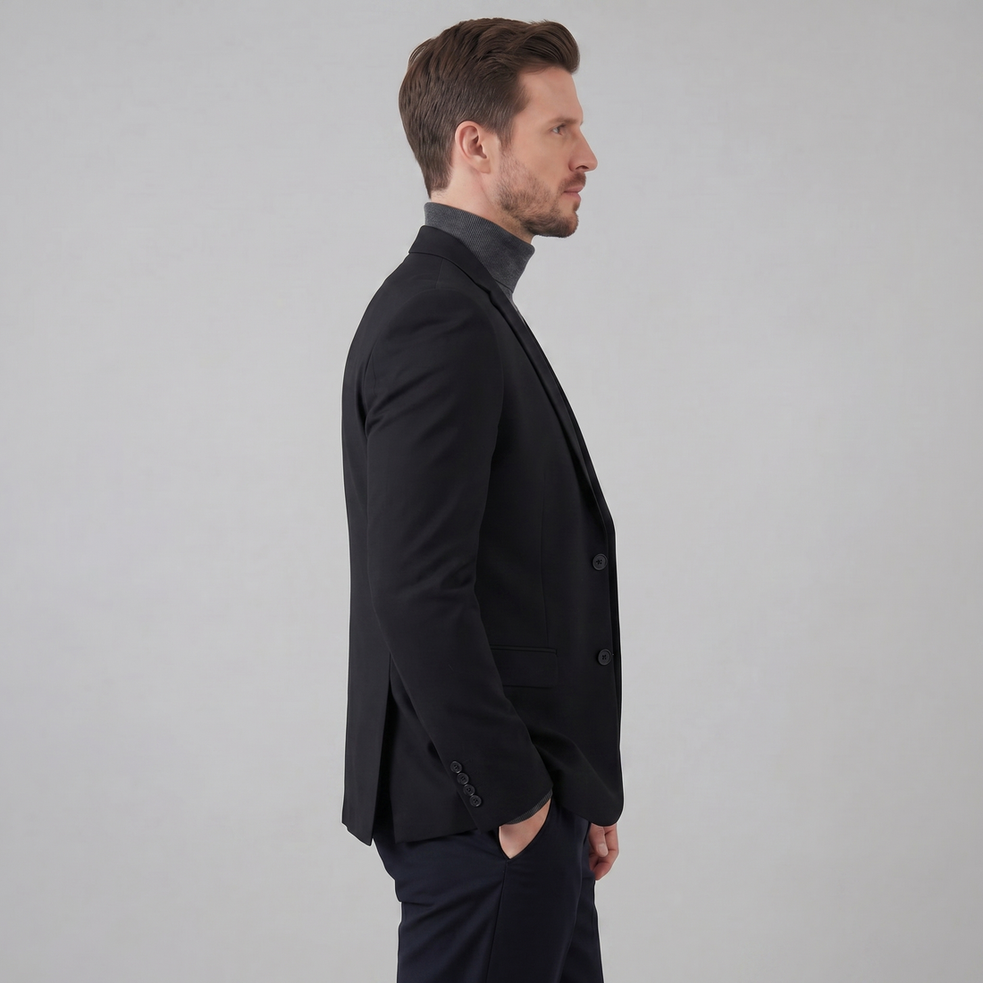 Men's Elegant Blazer Jacket for Business and Formal Wear