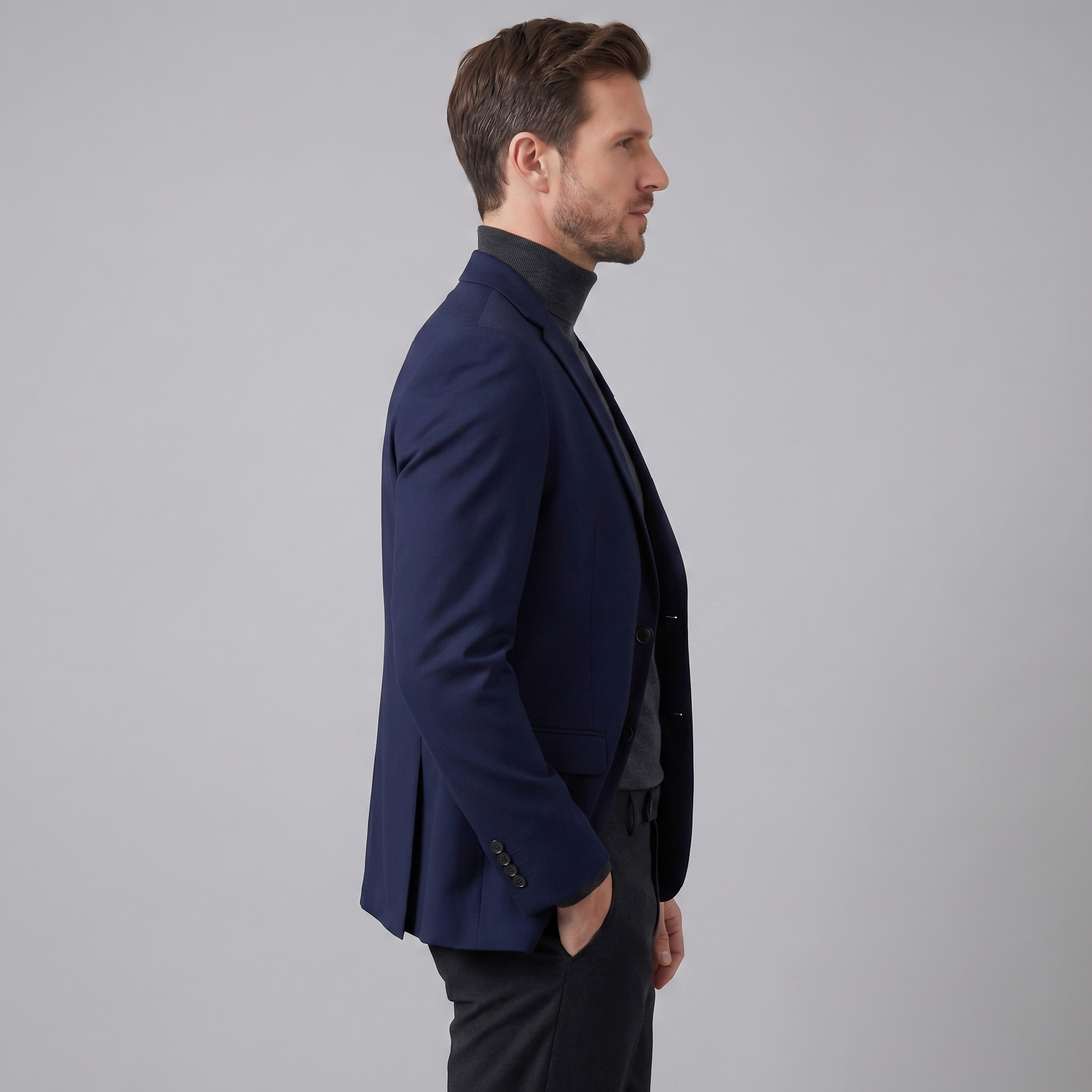 Men's Elegant Blazer Jacket for Business and Formal Wear