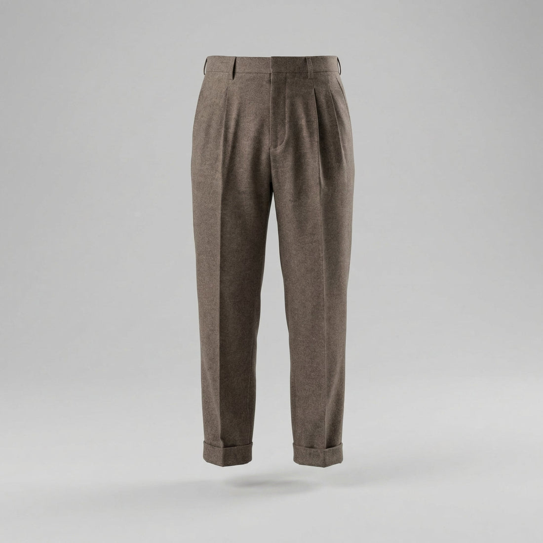 Men's Elegant Straight Fit Trousers with Side Adjuster