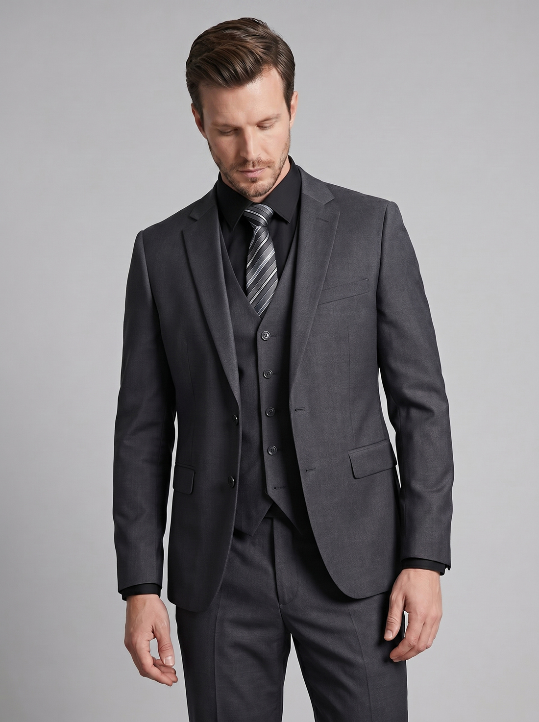 Men's Formal Three Piece Wedding Guest Suit