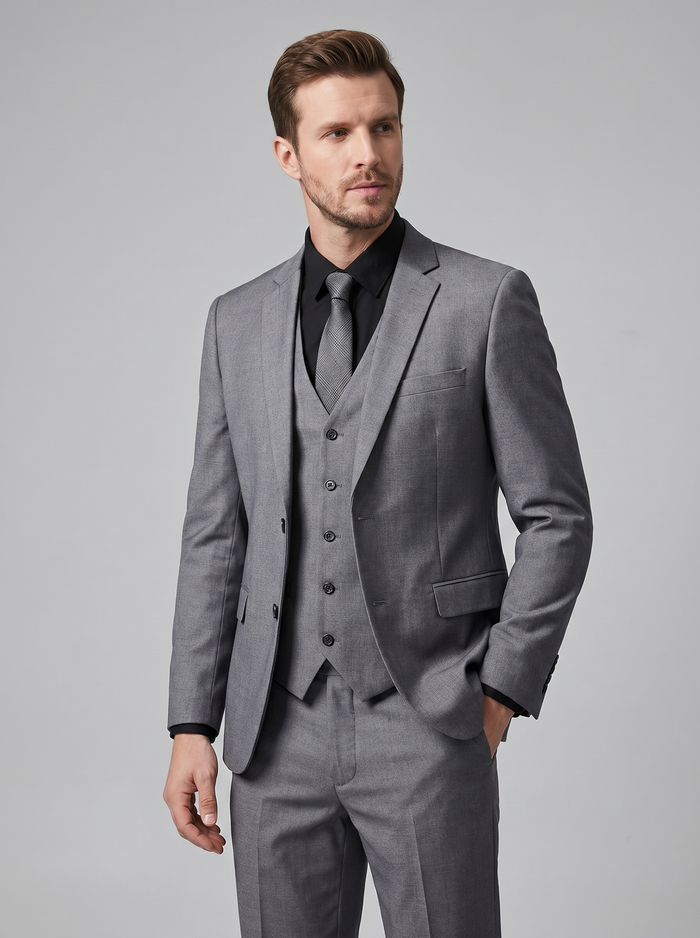 Men's Formal Three Piece Wedding Guest Suit