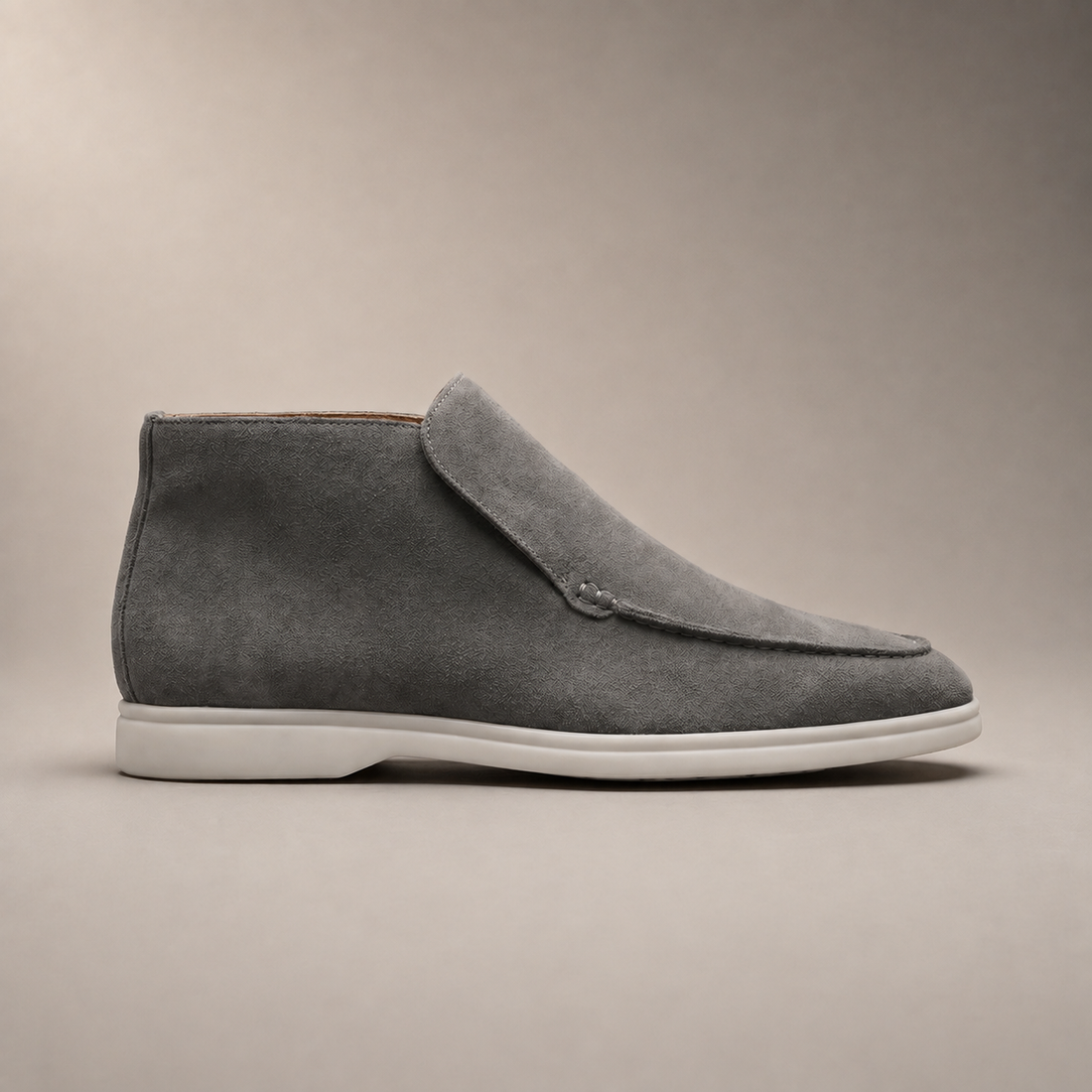 Men's High Suede Loafers
