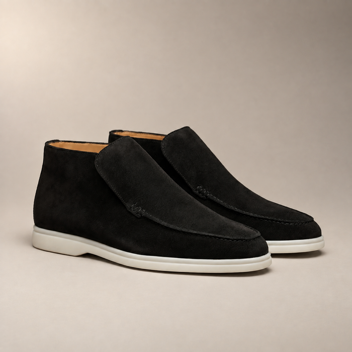 Men's High Suede Loafers