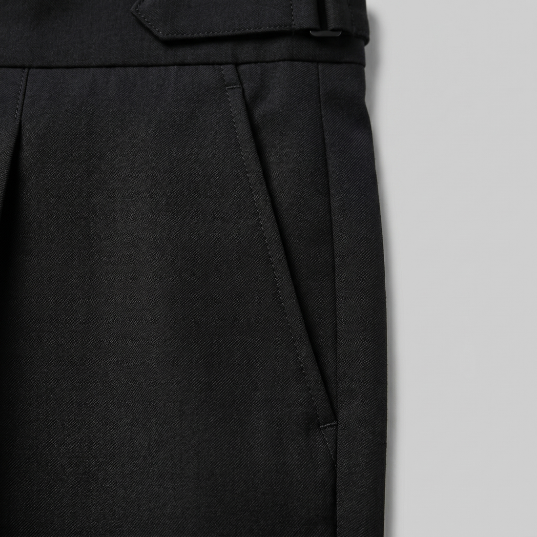 Men's High Waist Formal Trousers with Tailored Fit