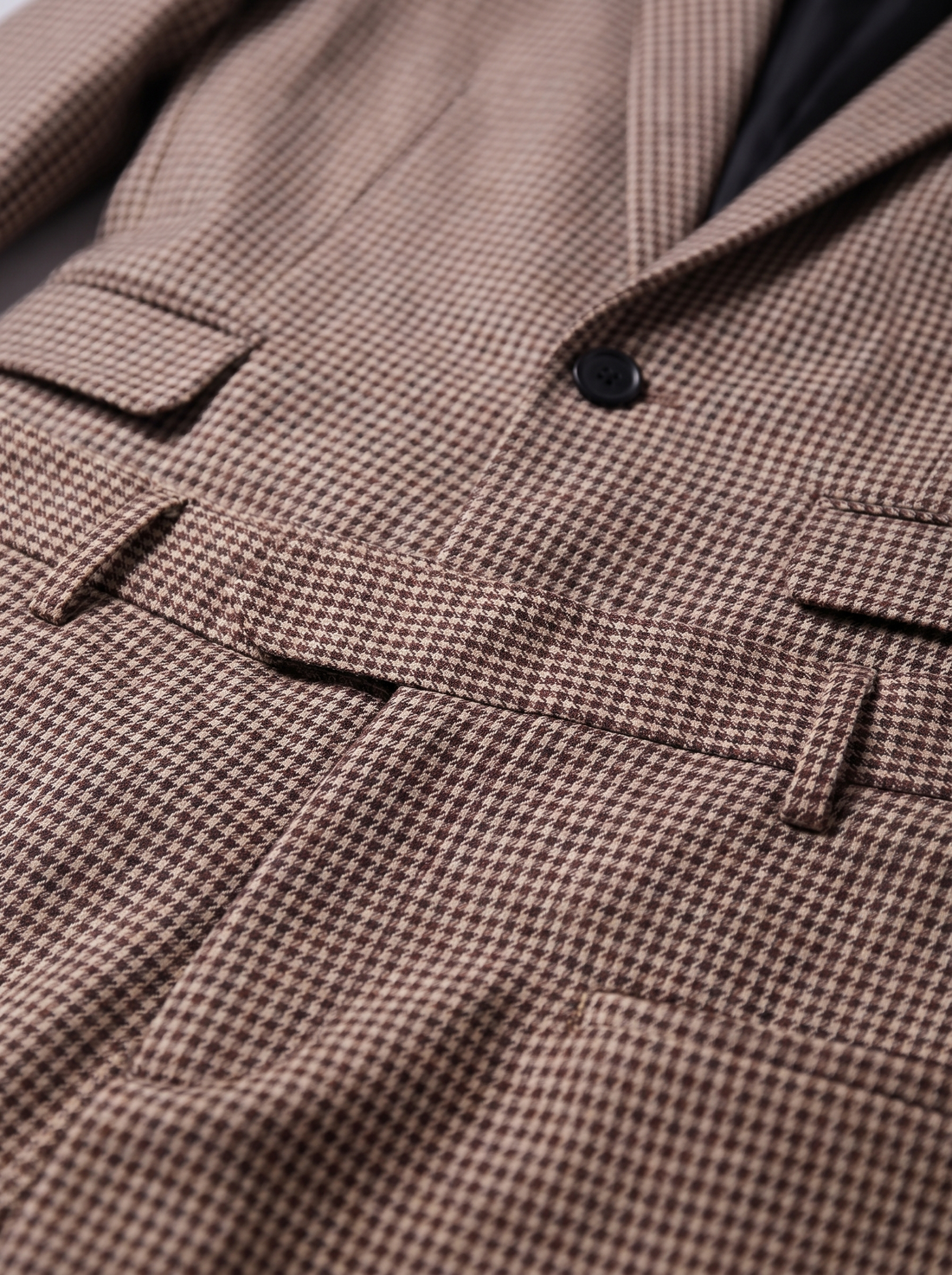 Men's Houndstooth Tailored Suit