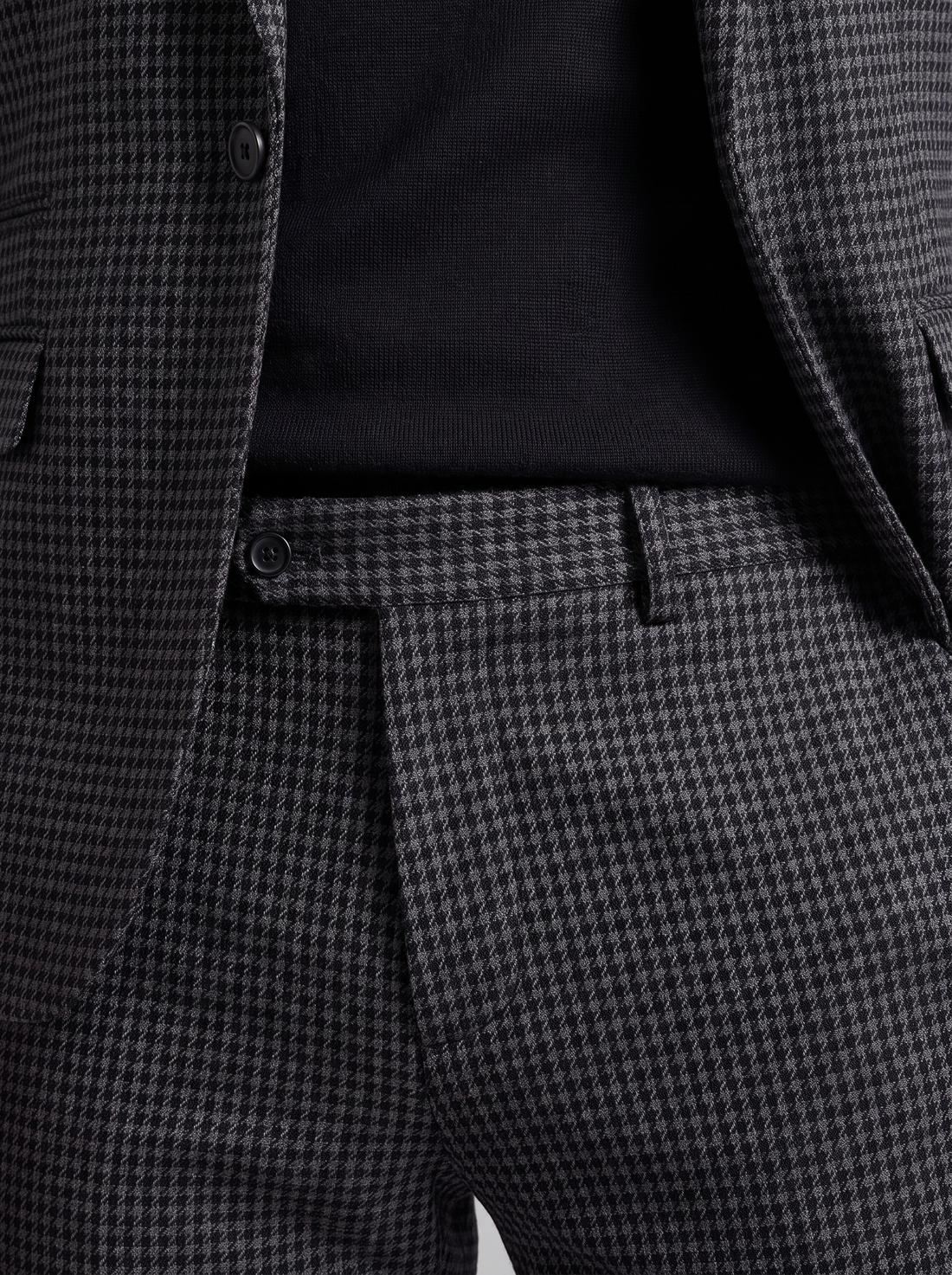 Men's Houndstooth Tailored Suit