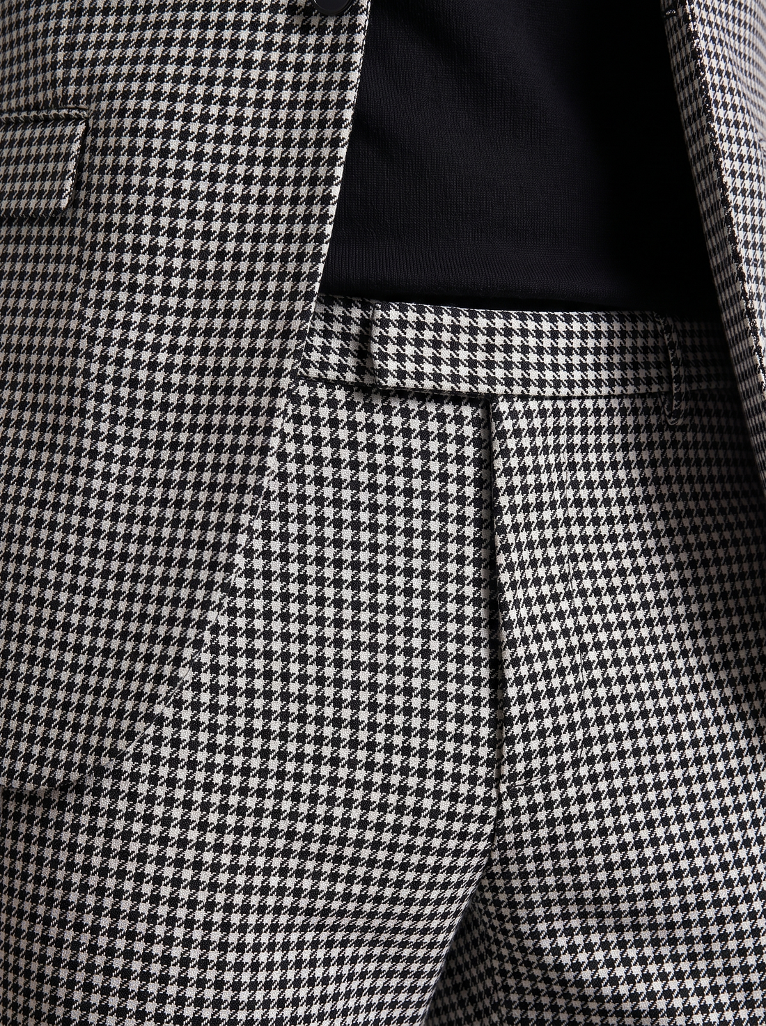 Men's Houndstooth Tailored Suit