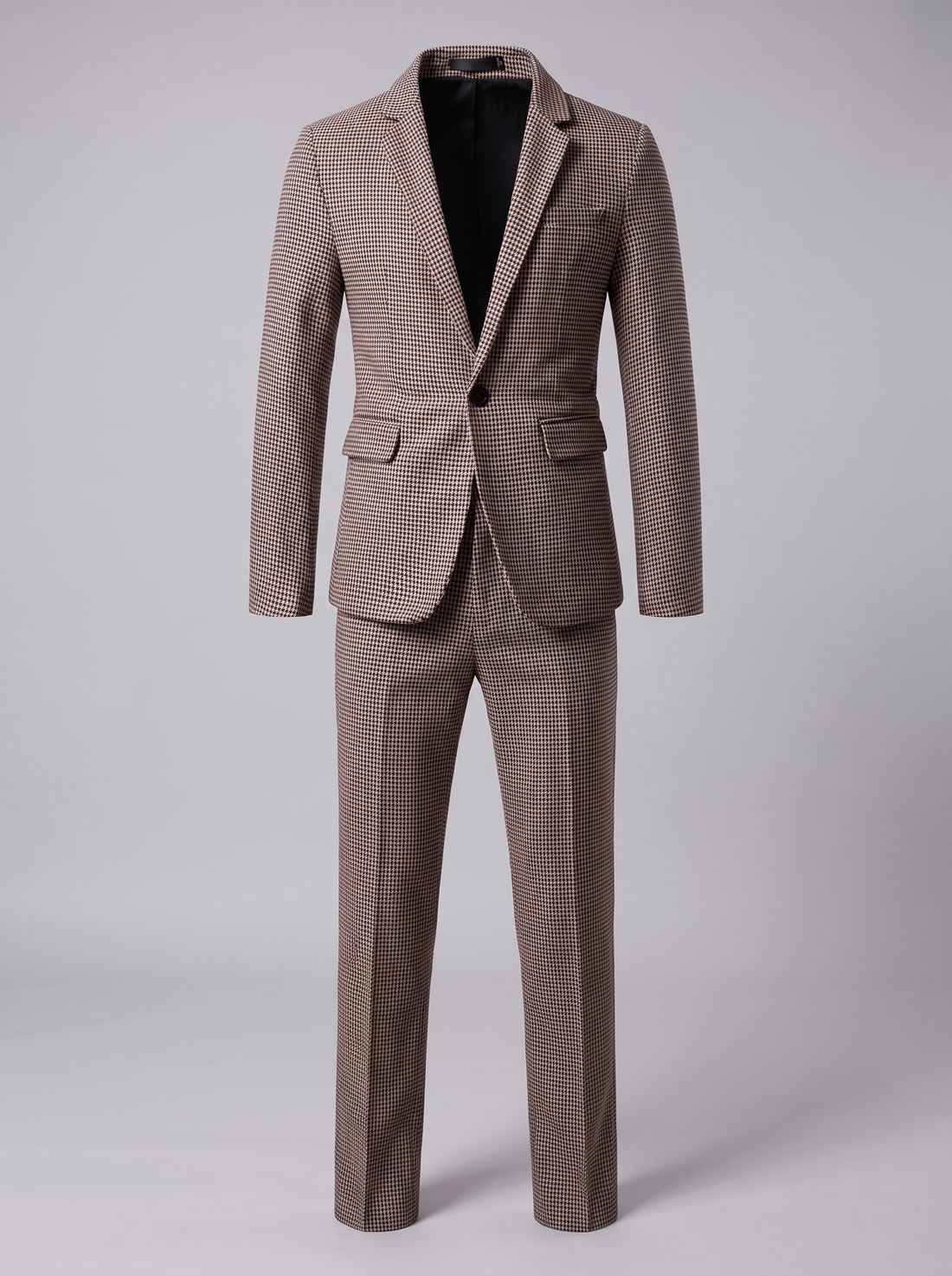 Men's Houndstooth Tailored Suit